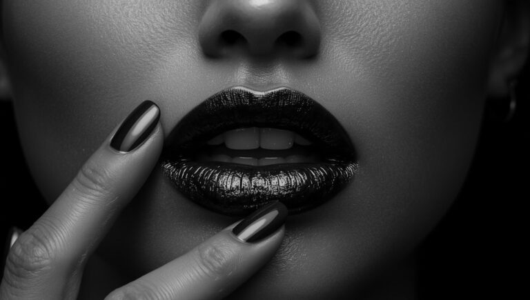 black and white portrait of a woman with cinematic deep house aesthetic
